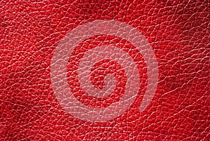 Leather abstract red background with texture