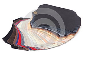 Leather samples
