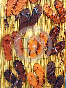 Leather sandals
