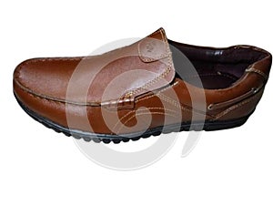 Leather Shoe for Male on isolated white background