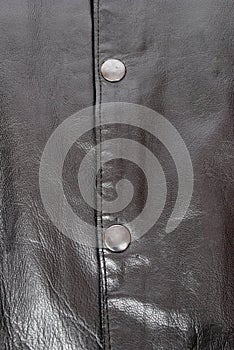 Leather with snaps photo