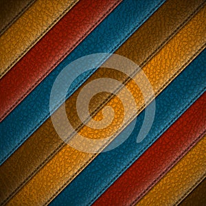 Leather stripped background