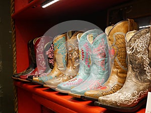 Leather Texas boots photo