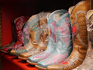 Leather Texas boots photo