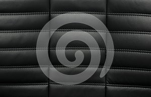Leather texture in black color