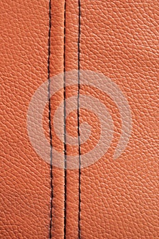 Leather texture with selvage