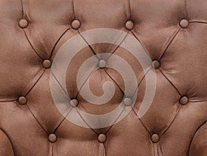 Leather upholstery brown