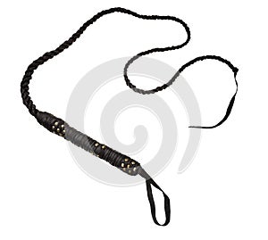 Leather whip