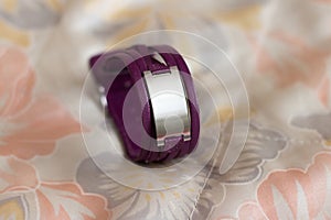 A leather wrist cuff