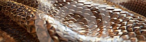 Leatherbound gift, snake pattern, soft morning light, close view, luxurious texture , hyper realistic photo