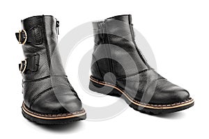 Leathers boots