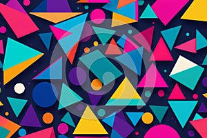 Dynamic Impression: Exploring Abstract Multi-Color Shapes photo