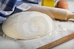 Leavened dough photo