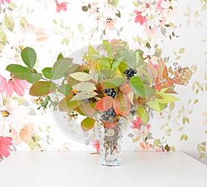 the leaves of the branches