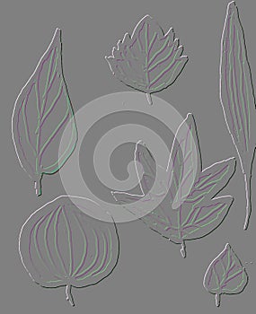 leaves. Cool abstract background, pattern, decoration, illustration, backdrop, wallpaper, paper, and many other design ideas.