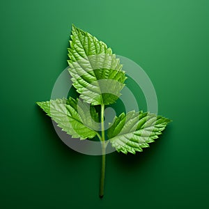 Flower and leave pattern background generative AI