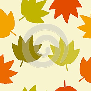 Leaves on a Light Background