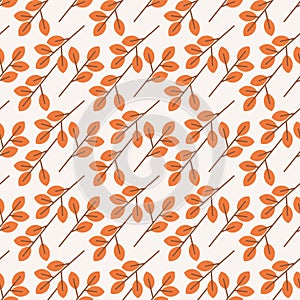 leaves pattern fall season background