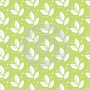 Leaves seamless pattern