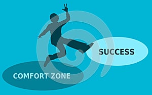 Leaving comfort zone to success