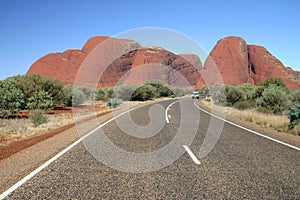 Leaving The Mounts Olga Kata Tjuta photo