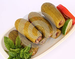 Lebanese food - cooked zucchini