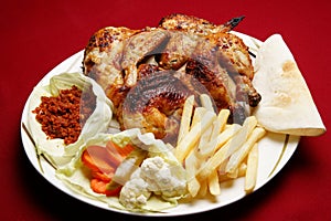 Lebanese grilled chicken