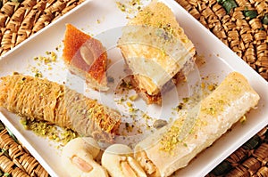 Lebanese sweets.