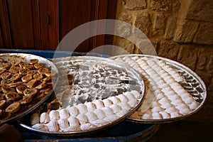 Lebanese sweets in the souk