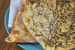 Lebanese Thyme Pastry Breakfast Plate