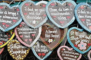 Lebkuchenherzen Gingerbread hearts