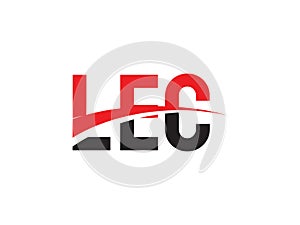 LEC Letter Initial Logo Design