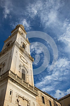 Lecce cathedral tower , italy