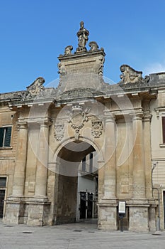 Lecce Historic City in Southern Italy Apulia Italia Italian Romantic city wall gate