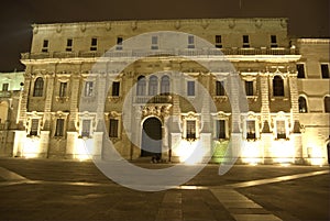Lecce by night, cathedral photo