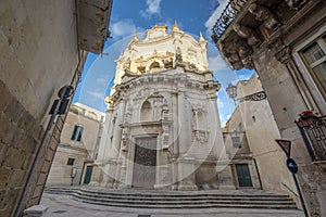 Church of San Matteo in Lecce, Italy photo