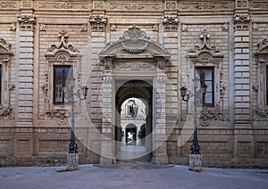 Palazzo della Provincia in Lecce, Italy photo