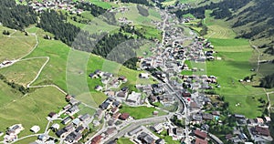 Lech municipality western Austrian state of Vorarlberg, located in Bludenz. Winter sports holiday resort destination in