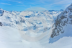 Lech Zurs ski resort, Arlberg, Tyrol, Austria