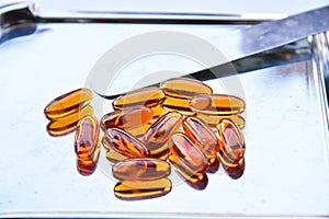 Lecithin supplement capsules