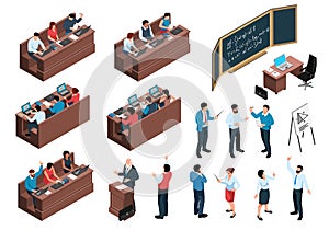 Lecture Class Icon Set