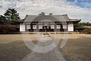 Lecture Hall at Horyuji Temple in Ikaruga, Japan