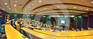 Lecture theatre in university