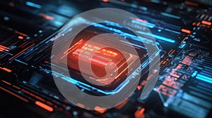 led blinking ID card