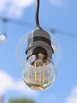 LED bulb, close up picture