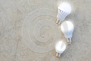 LED Bulbs with lighting
