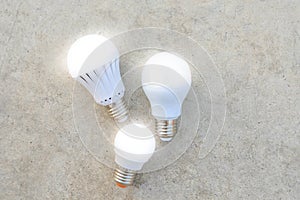LED Bulbs with lighting