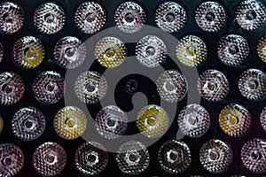 LED bulbs on spotlight