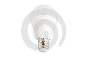 LED bulbs on a white background with clipping path