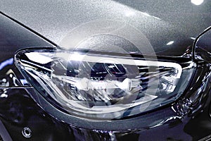 led car light close up
